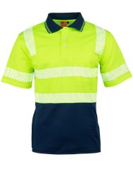 AIW HiVis TrueDry® Biomotion Segmented S/S Safety Polo SW73