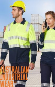AIW HiVis TrueDry Biomotion Segmented L/S Safety Polo SW74