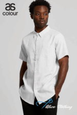 5420 AS Colour Mens Linen S S Shirt