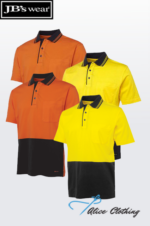 6CPHV JB's Hi Vis S/S Cotton Polo