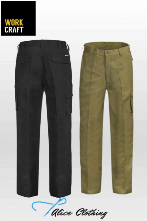 WP3068 Heavy Duty Cotton Drill Cargo Pant