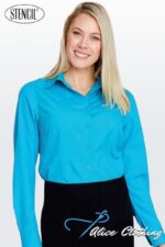 2135L Stencil Candidate Ladies LS Shirt