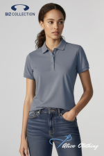 Biz Collection Womens City Short Sleeve Polo - P105LS