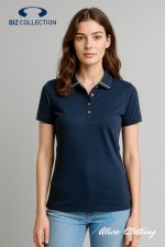 Biz Collection Womens Aston Short Sleeve Polo - P106LS