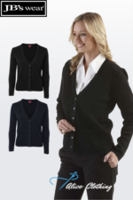 6LC JB's Ladies Knitted Cardigan