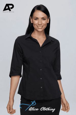 KINGSWOOD LADY SHIRT 3 4 SLEEVE 2910T