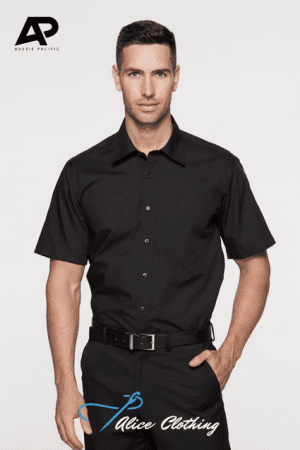 KINGSWOOD MENS SHIRT SHORT SLEEVE 1910S