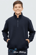 Winning Spirit FL02Y Kids Half Zip Collar Fleece Sweat