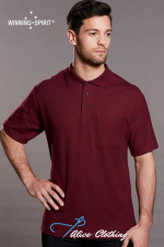 Winning Spirit PS41 Pocket Polo Unisex