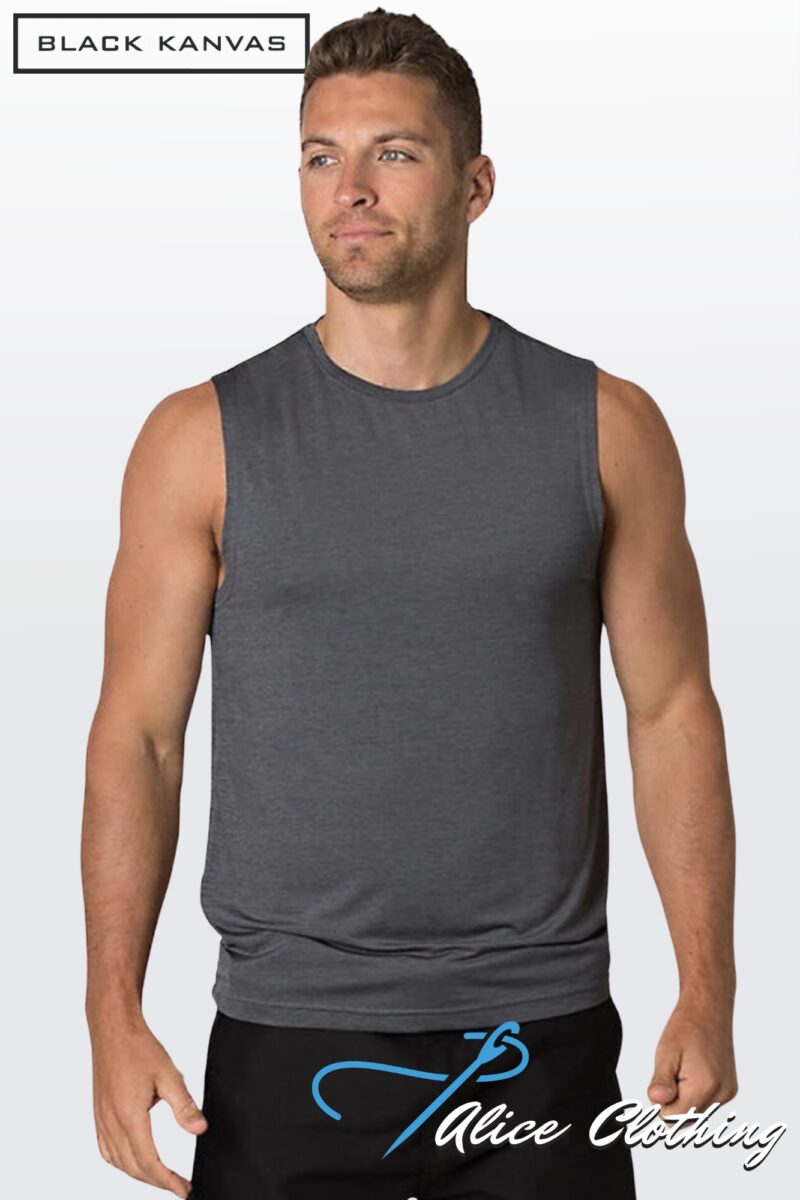 BKTT425 Mens Cooldry Heather Tank Top