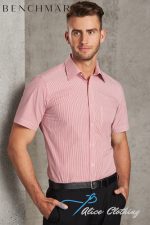 M7231 Mens Balance Stripe Short Sleeve Shirt