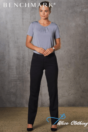 M9420 Ladies Poly Viscose Stretch Low Rise Pants