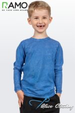 T228KS RAMO Kids L/S Stone Wash Tee