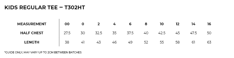 t302ht sizeguide t302ht sizeguide
