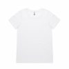 4011 SHALLOW SCOOP TEE WHITE  83585.1590444623 scaled
