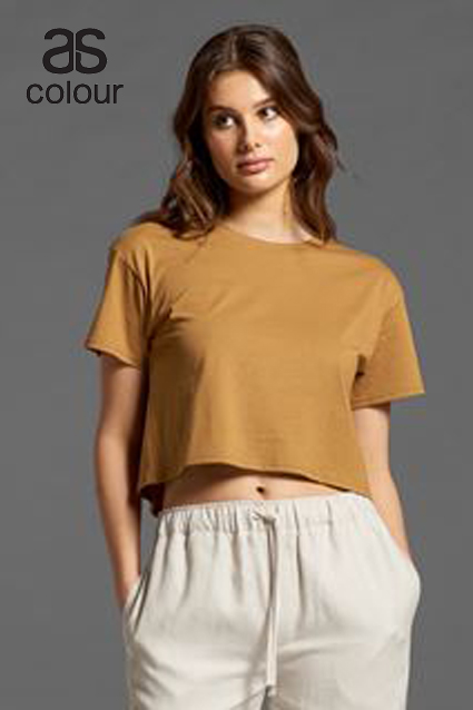 AS Colour Wo's Crop Tee – 4062 (16 Colours) - Alice Clothing