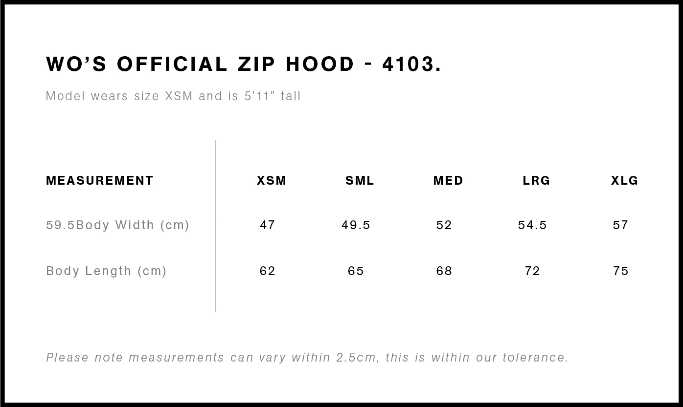 4103 SIZE GUIDE