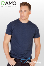 T938HD RAMO Mens Marl Crew Neck Tee