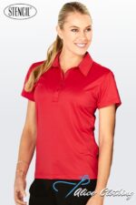 Stencil 1159 Argent Ladies S/S Polo