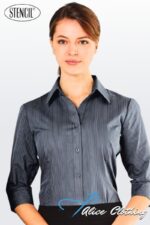 Stencil Silvertech 2136Q Ladies ¾ Sleeve Shirt