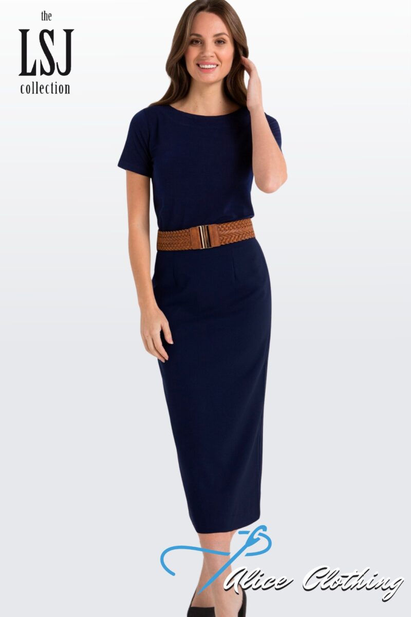329 MF LSJ Ladies Ankle Length Hi-Rise Skirt
