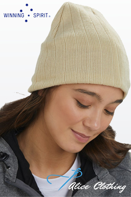 CH64 Cable Knit Beanie With Fleece Head Band - Alice Clothing CH64 Cable Knit Beanie With Fleece Head Band
