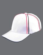 CH76 White.Navy .Red TheeQtr