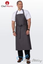 A111 Chef Works Large Bib Apron (No Pocket)