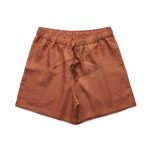 4919 WOS LINEN SHORTS CLAY  66973 scaled