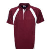 Maroon/White