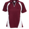 Maroon/White