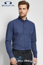 Biz Collection Mens Harper Long Sleeve Shirt - S820ML