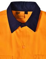 SW83 OrangeNavy collar