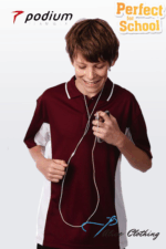 7PP3 Podium Kids Contrast Polo