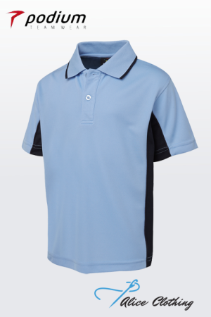 7PP3 Podium Kids Contrast Polo