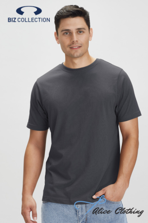 T10012 Biz Mens Ice Tee Charcoal