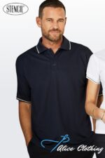 Stencil® 1010D Lightweight Cool Dry Mens S/S Polo