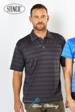 1053 Stencil Ice Cool Mens Polo