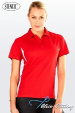 1157 Stencil Arctic Ladies Polo