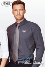 2035L Stencil Candidate Mens LS Shirt