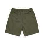 5929 WALK SHORTS ARMY BACK 09633