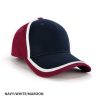 Navy/White/Maroon