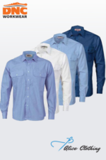 DNC 3212 Polyester Cotton L/S Work Shirt