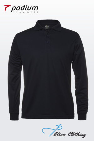 7SPL Podium L S Poly Polo