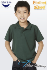 P01K Blue Whale Kids Premium Pique Polo