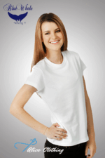 T07 Blue Whale Ladies Eurostyle Soft feel Slim Fit Tee