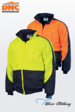 DNC 3991 HiVis Contrast Bomber Jacket