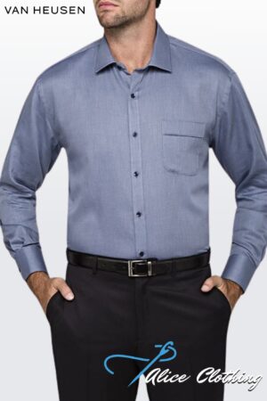 A103 VH Mens Classic Relaxed Fit Shirt Dobby Herringbone
