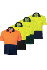 DNC 3811 HiVis Two Tone micromesh S S Polo 1