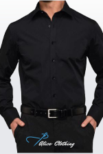 David Marcs Euro Tailored Fit Shirt Poplin Easy Care MSLT11